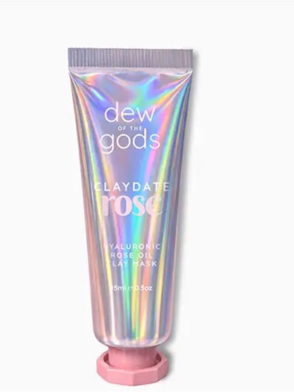 Dew of the gods Claydate Rose Hyaluronic Rose Oil Clay Mask